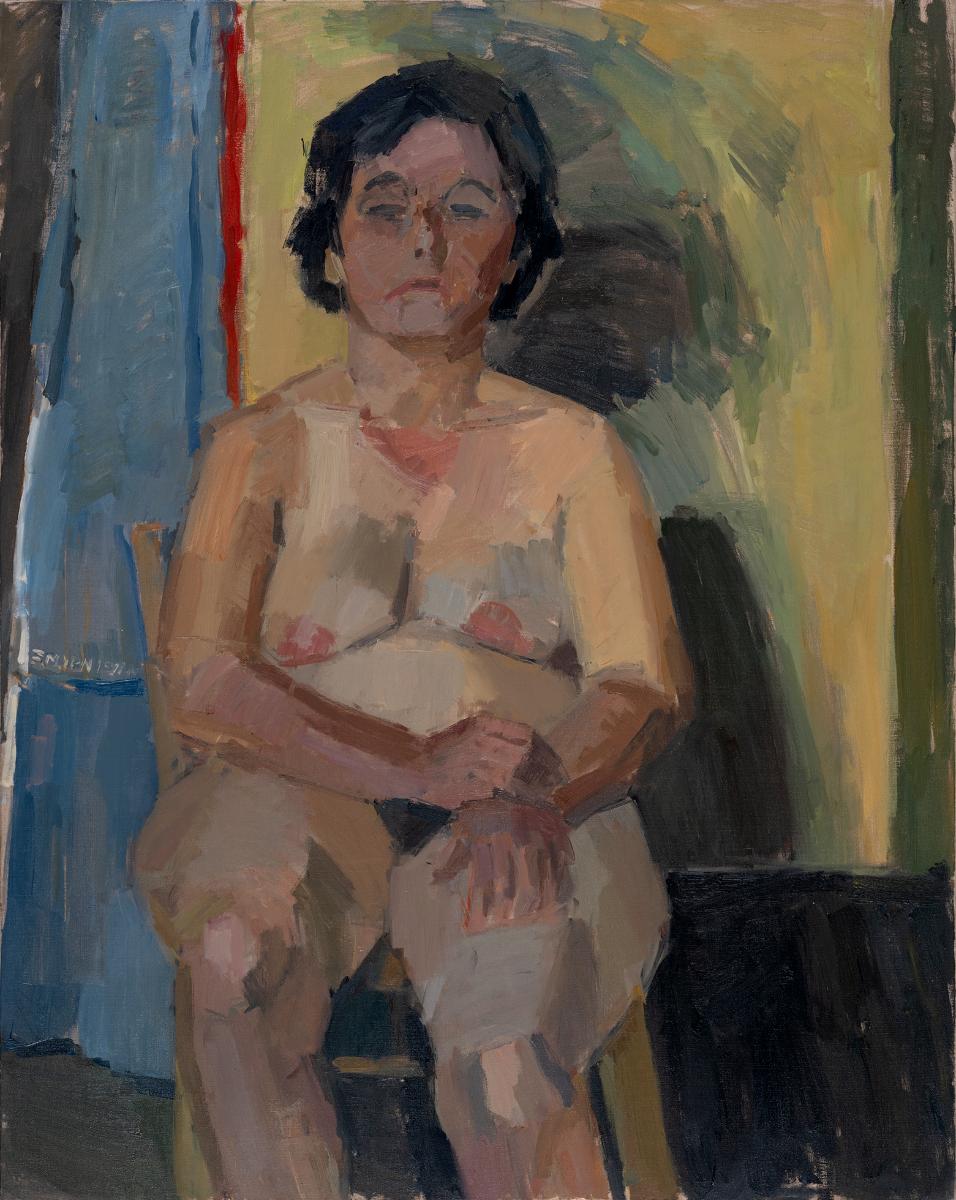 Female semi-nude