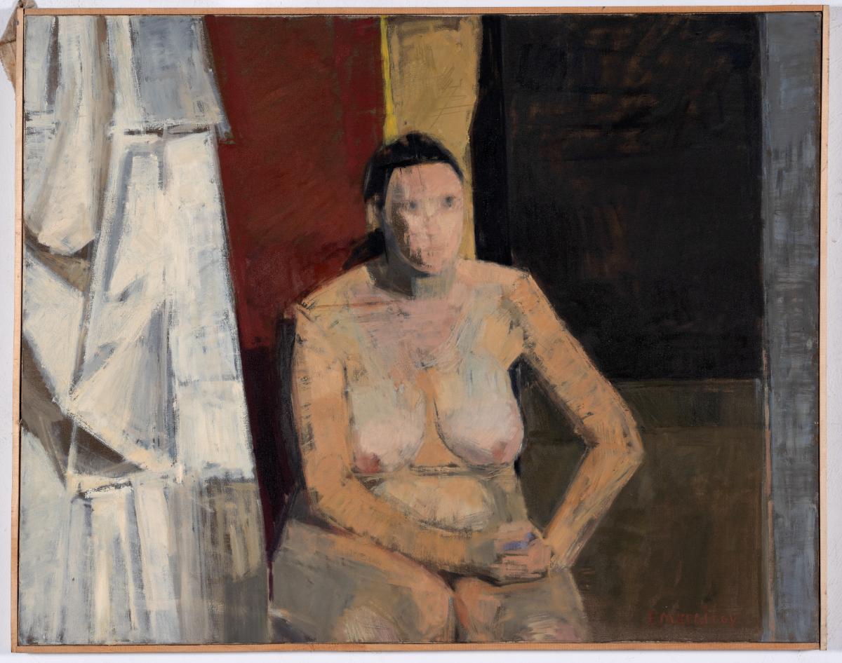 Female semi-nude