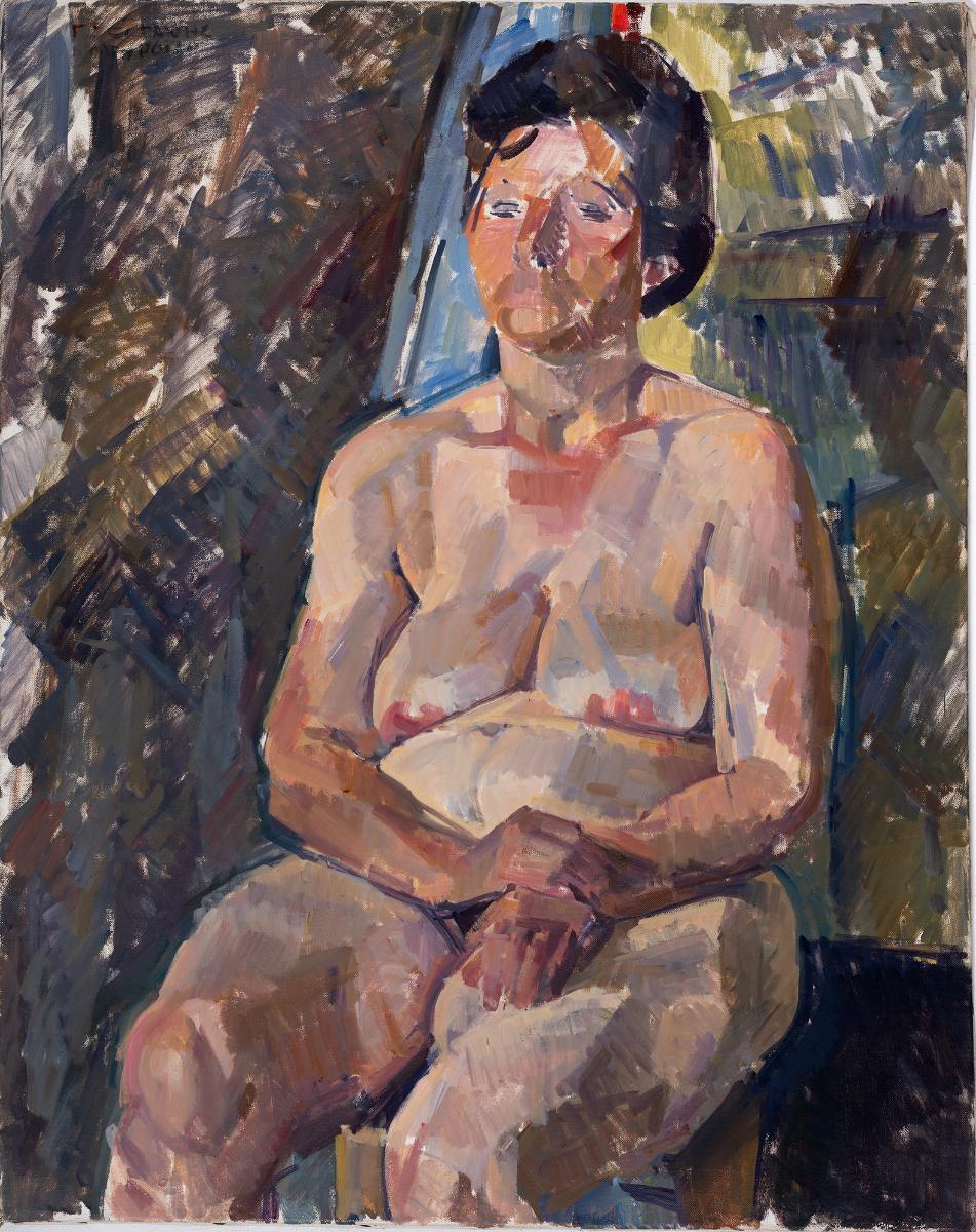 Female semi-nude
