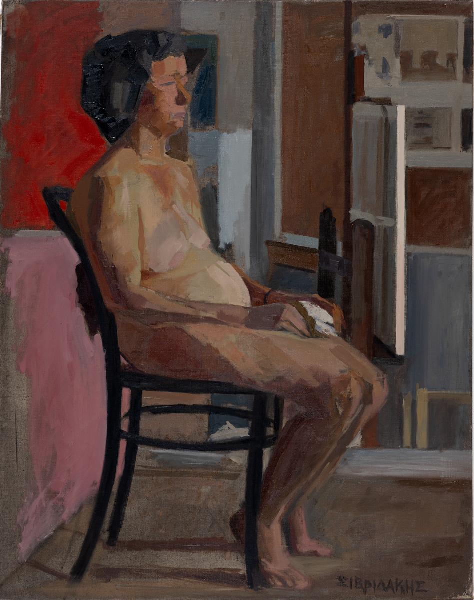 Half nude