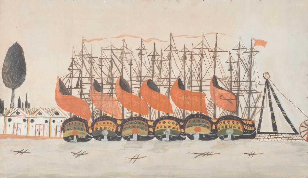 The Turkish Armada in the Bosphorus