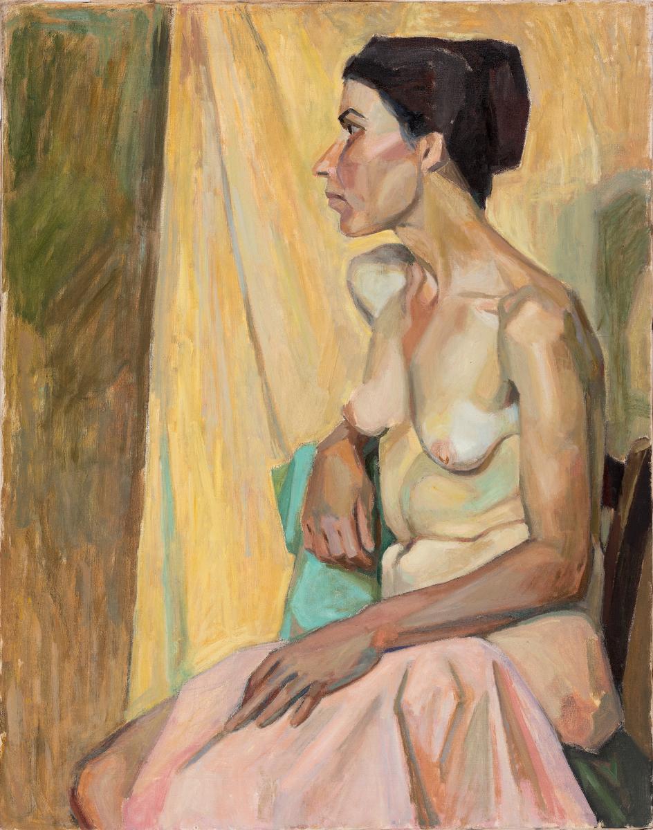 Female semi-nude