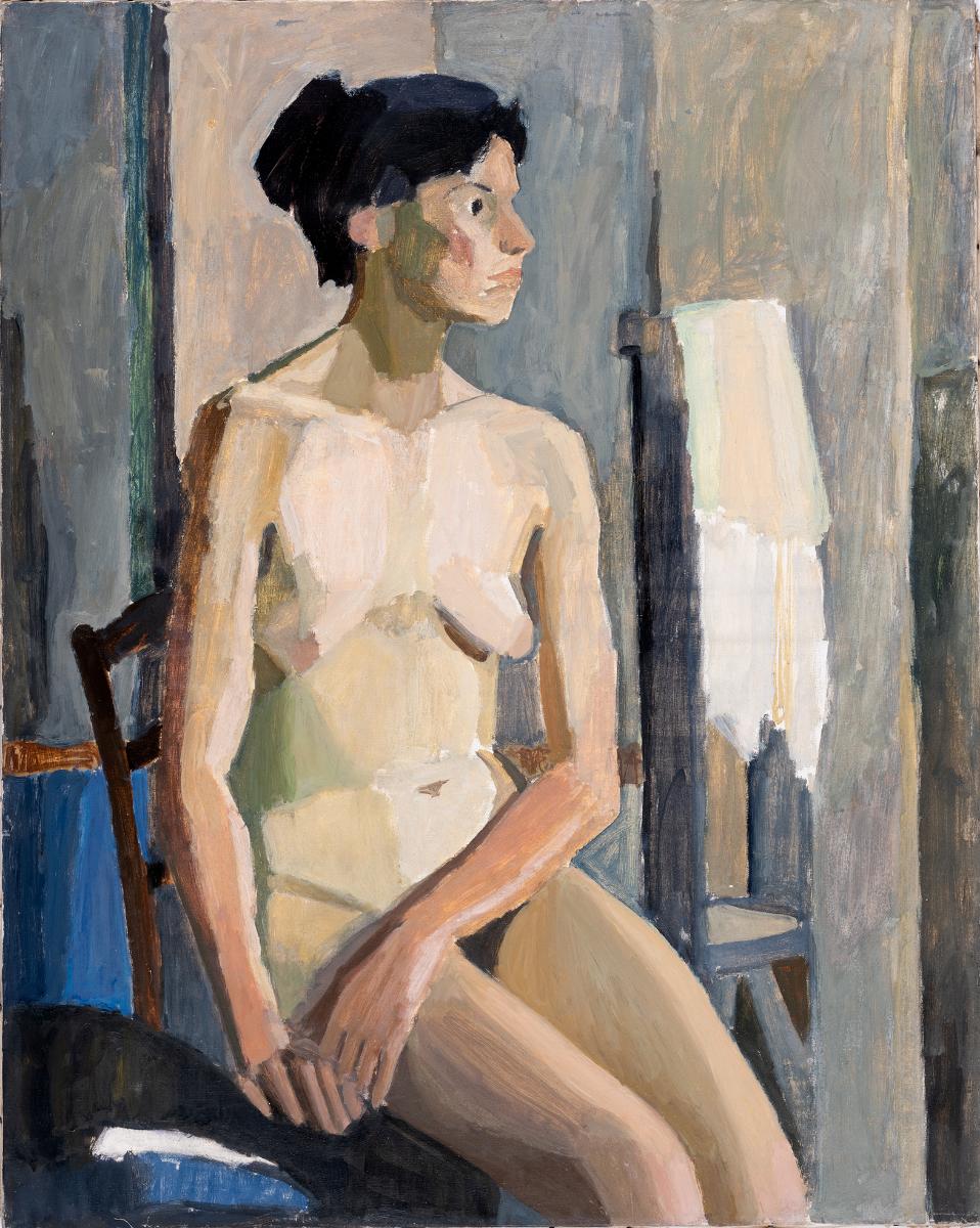 Female semi-nude