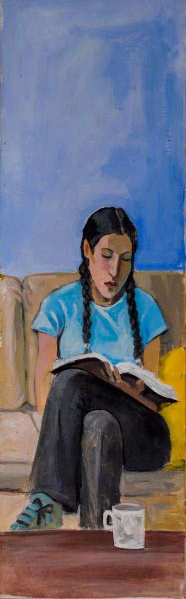 Armelina is reading